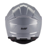 MT Genesis R SV Pure Matt Grey Motorcycle Flip Front Helmet