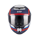 MT Thunder 4 R Relevant Motorcycle Full Face Helmet Gloss Blue Red Grey