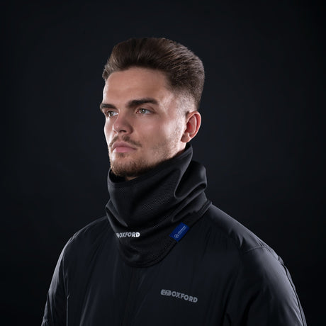 Oxford Advanced Storm Collar Motorcycle Neck Warmer Black