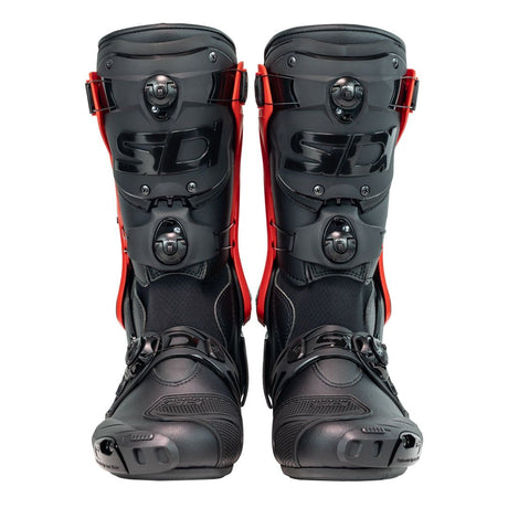 Sidi Rex CE Motorcycle Boots Black Red