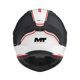 MT Stinger 2 Core Motorcycle Full Face Helmet Matt Black White Red