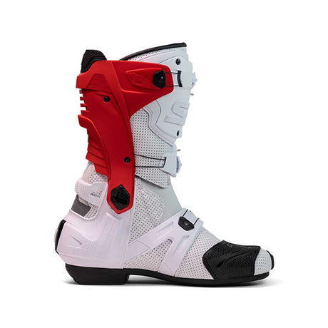 Sidi Rex Air CE Motorcycle Boots White Red