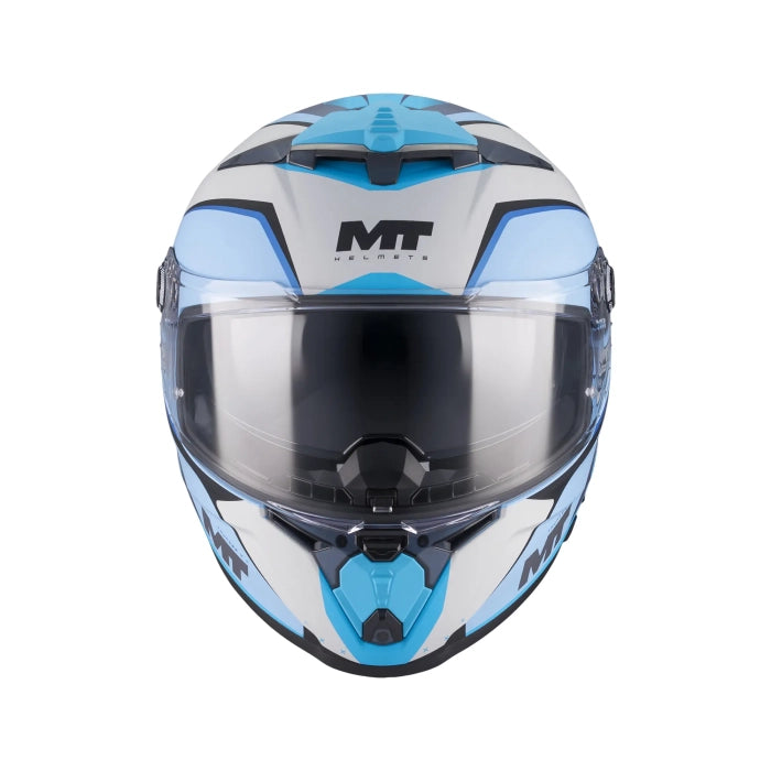 MT Thunder 4 R Wind Tunnel Motorcycle Full Face Helmet Matt Blue