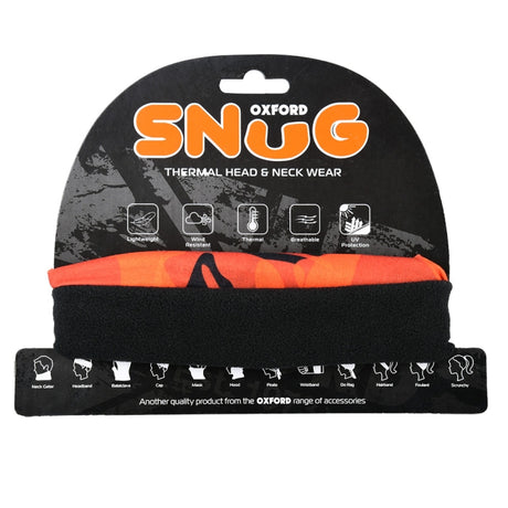 Oxford Snug Neck Tube Base Layers Havoc Orange