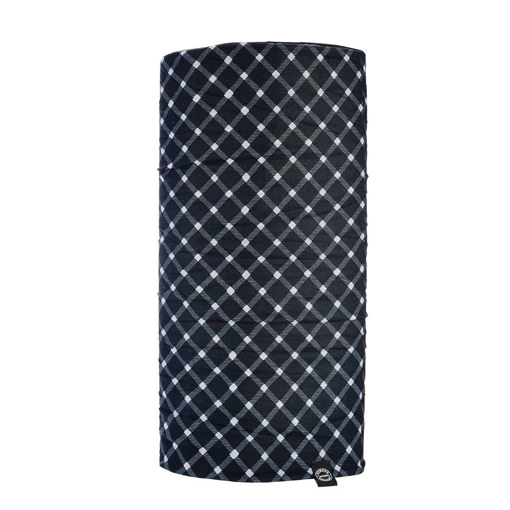 Oxford Comfy Neck Tube Base Layers Black White Tartan 3 Pack
