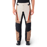 Alpinestars ST-1 Waterproof Armoured Motorcycle Trousers Khaki Black Red Fluo