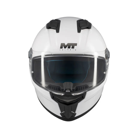 MT Stinger 2 Pure Motorcycle Full Face Helmet Gloss White