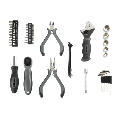 Oxford Motorcycle Biker Tool Roll PRO 35 Piece Set