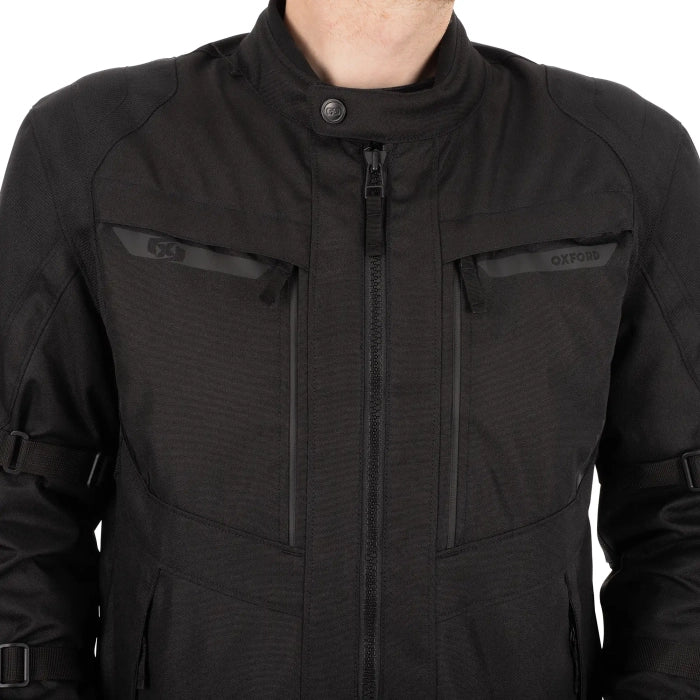 Oxford Toronto 1.0 D2D Men's Motorcycle Jacket Stealth Black