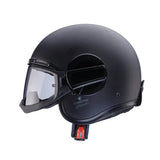 Caberg Jet Ghost X Plain Matt Black Motorcycle Helmet