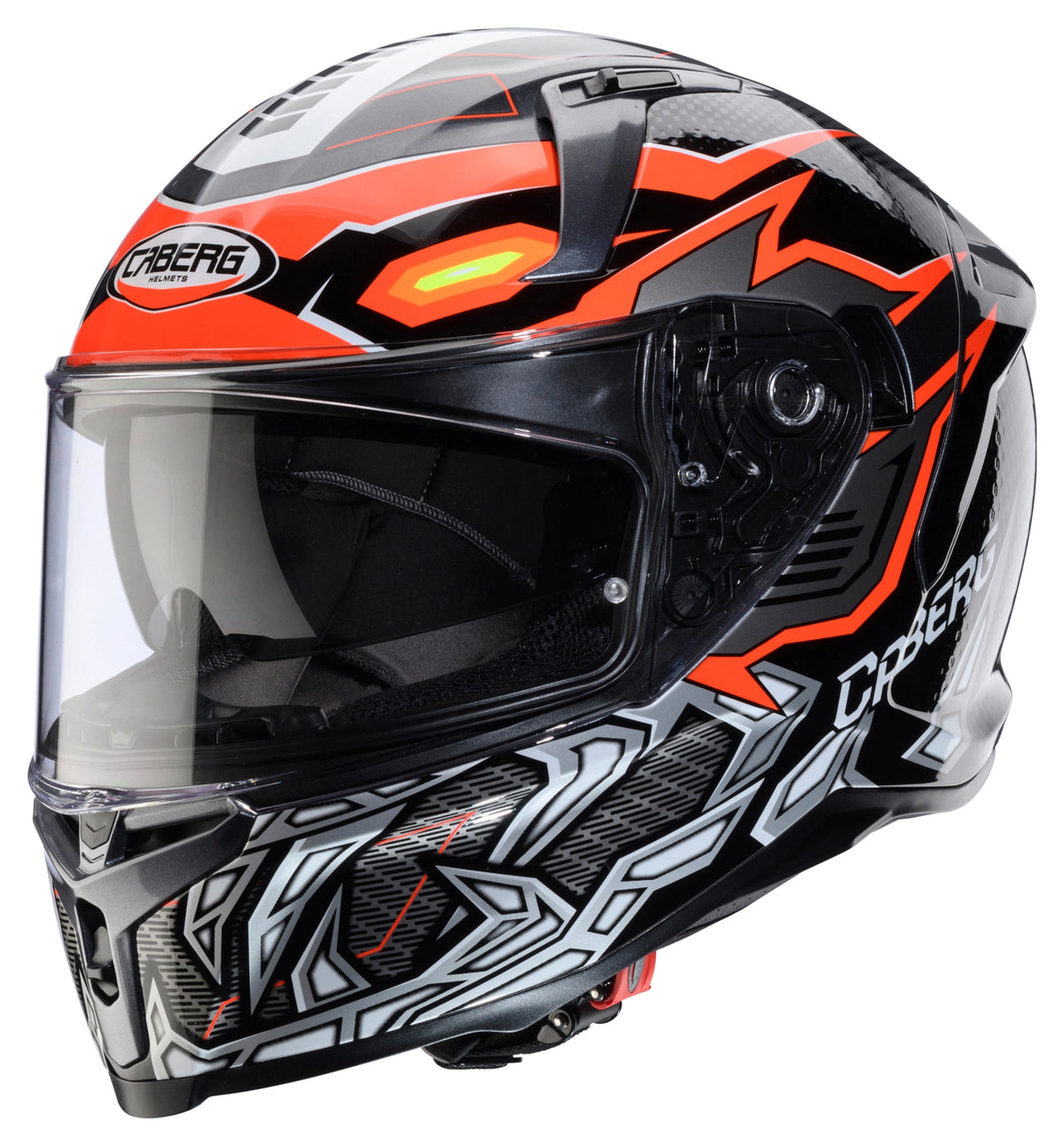 Caberg Avalon X Gurkha Black Grey Fluo Orange Motorcycle Helmet