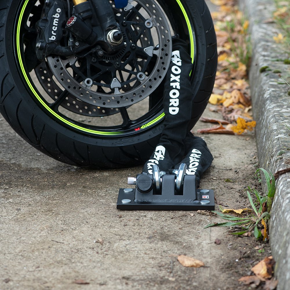 Oxford LK401 Docking Station Motorcycle Ground Wall Chain Anchor
