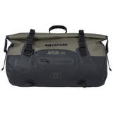 Oxford AQUA T-50 Waterproof Motorcycle Motorbike Roll Bag 50L Khaki/Black