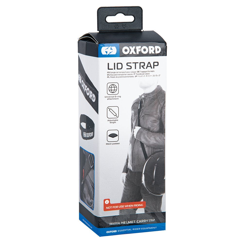 Oxford OX807 Lid Strap Motorcycle Helmet Carrier