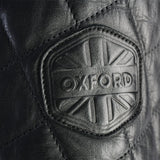 Oxford Route 73 2.0 Men's Leather Motorcycle Jacket Black