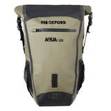 Oxford Aqua B-25 Waterproof Motorcycle Motorbike BackPack 25L Khaki/Black