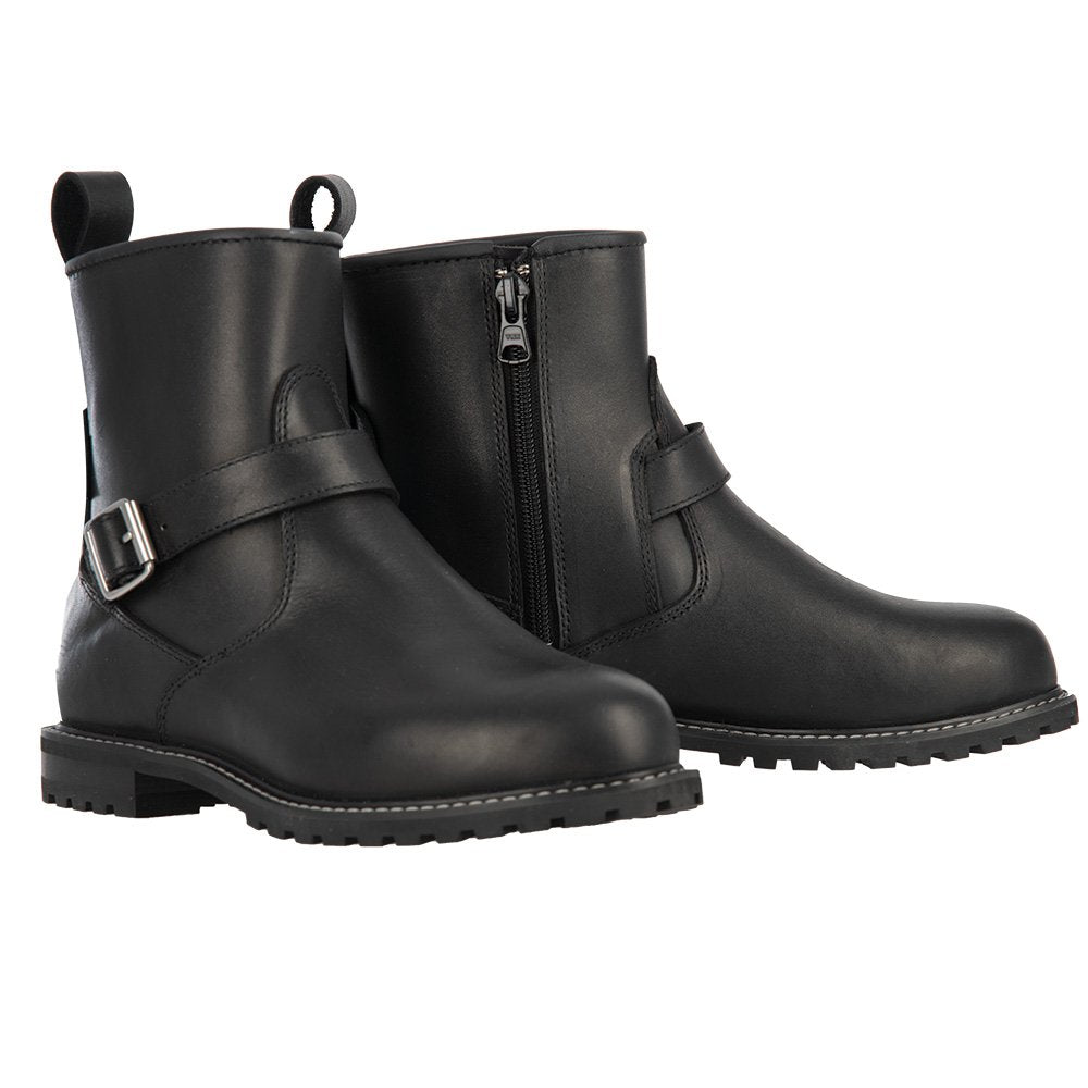 Oxford Sofia WS Boots Black ladies motorcycle short ankle