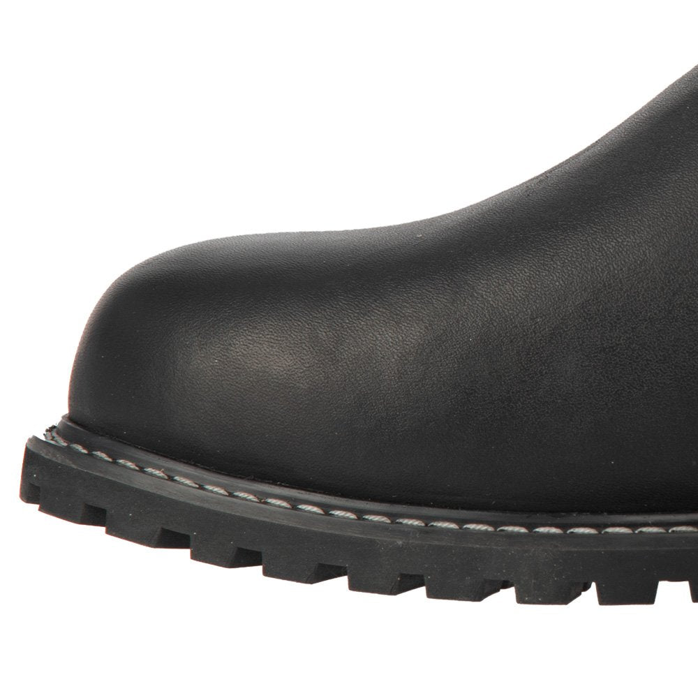 Oxford Womens Sofia Motorcycle Ankle Boots Black