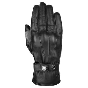 Oxford Holton 2.0 Leather Motorcycle Gloves Black