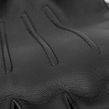Oxford Holton 2.0 Leather Motorcycle Gloves Black
