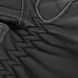 Oxford Holton 2.0 Leather Motorcycle Gloves Black