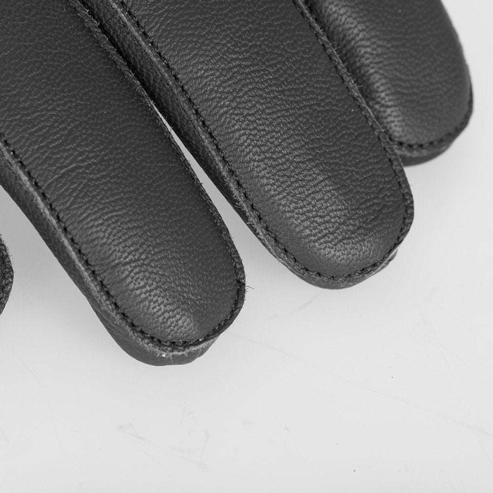 Oxford Holton 2.0 Leather Motorcycle Gloves Black
