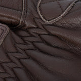 Oxford Holton 2.0 Leather Motorcycle Gloves Brown