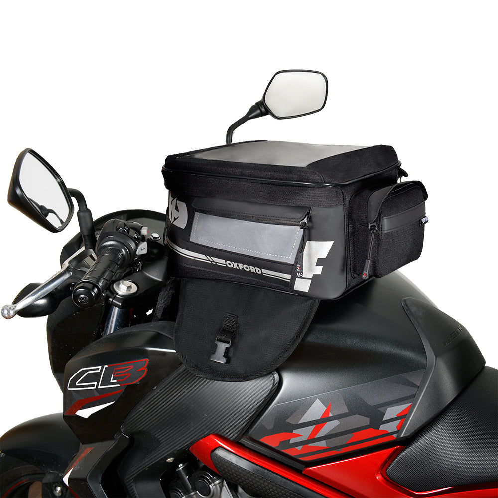 Oxford OL441 F1 Small Motorcycle Motorbike Tank Bag Magnetic Luggage 18L Black