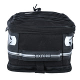 Oxford OL448 F1 Small Motorcycle Motorbike Tail Pack with Zip Base 18L Black