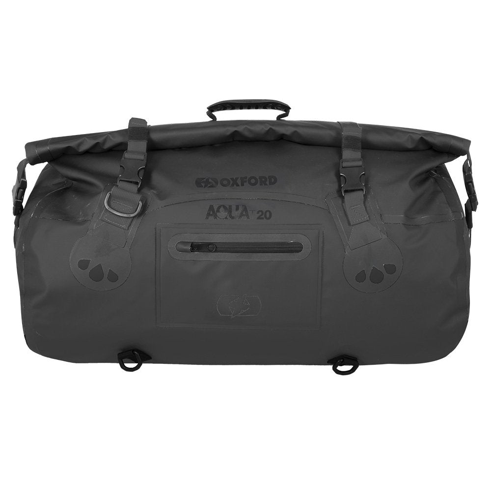 Oxford AQUA T-20 Waterproof Motorcycle Motorbike Roll Bag 20L Black