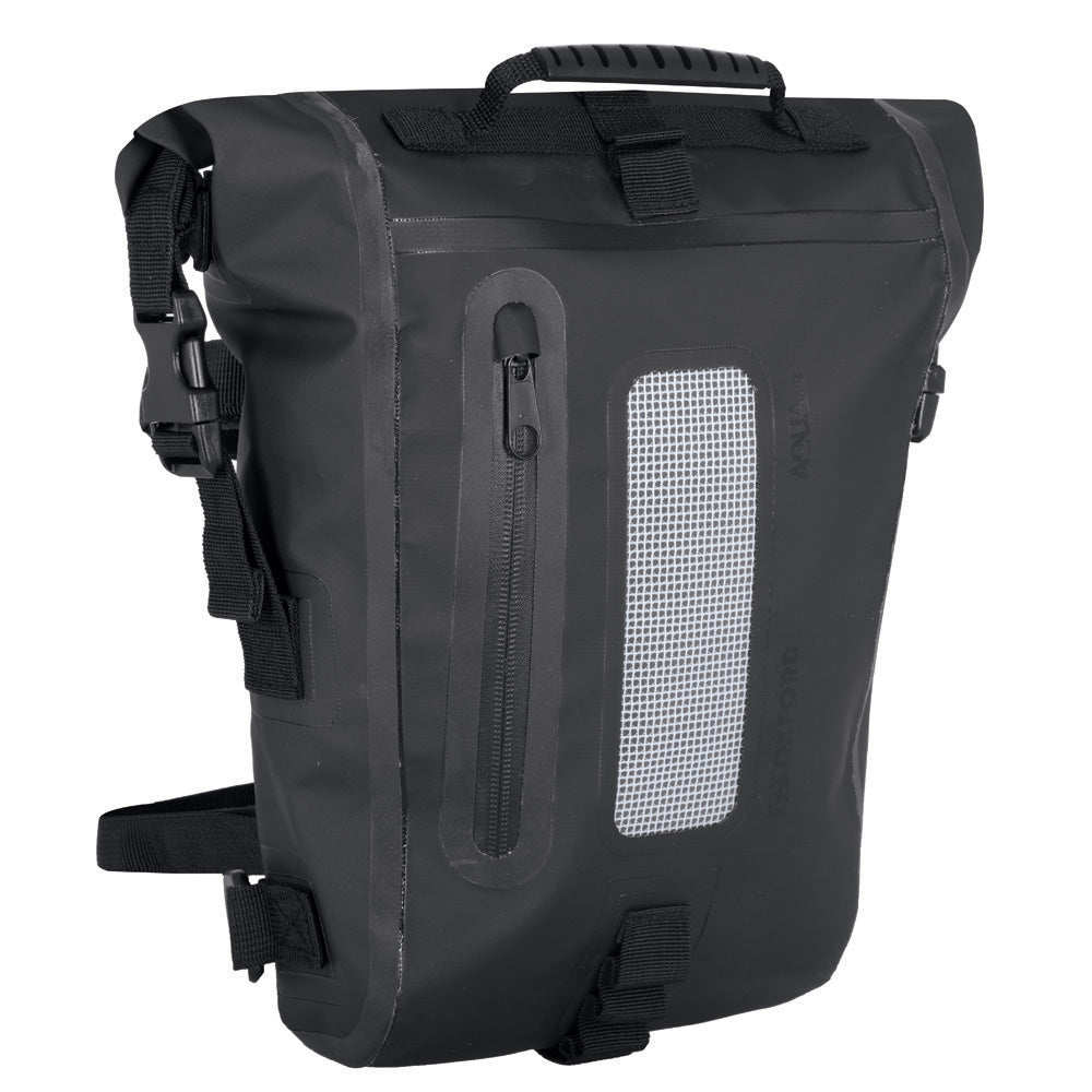 Oxford Aqua T8 Motorcycle Motorbike Luggage Tail Bag 8L Black