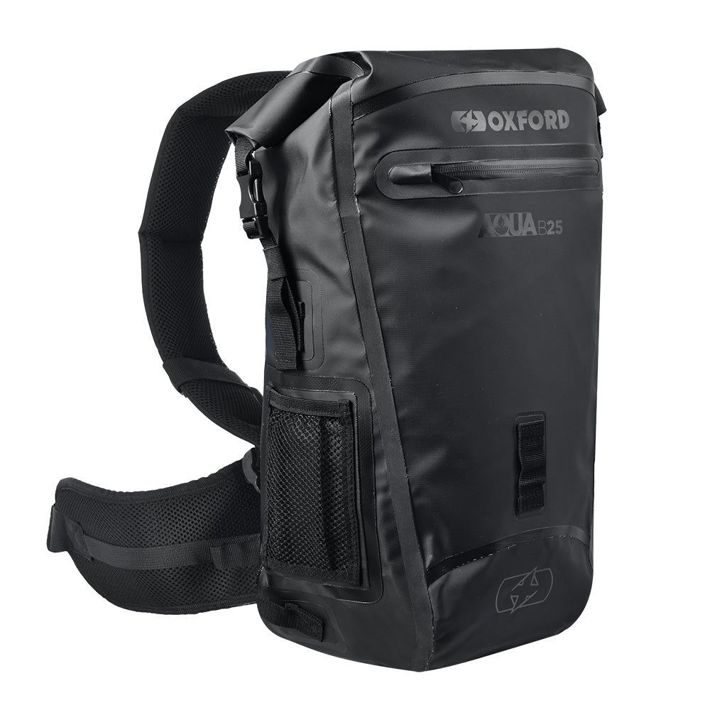 Oxford Aqua B-25 Waterproof Motorcycle Motorbike BackPack 25L Black