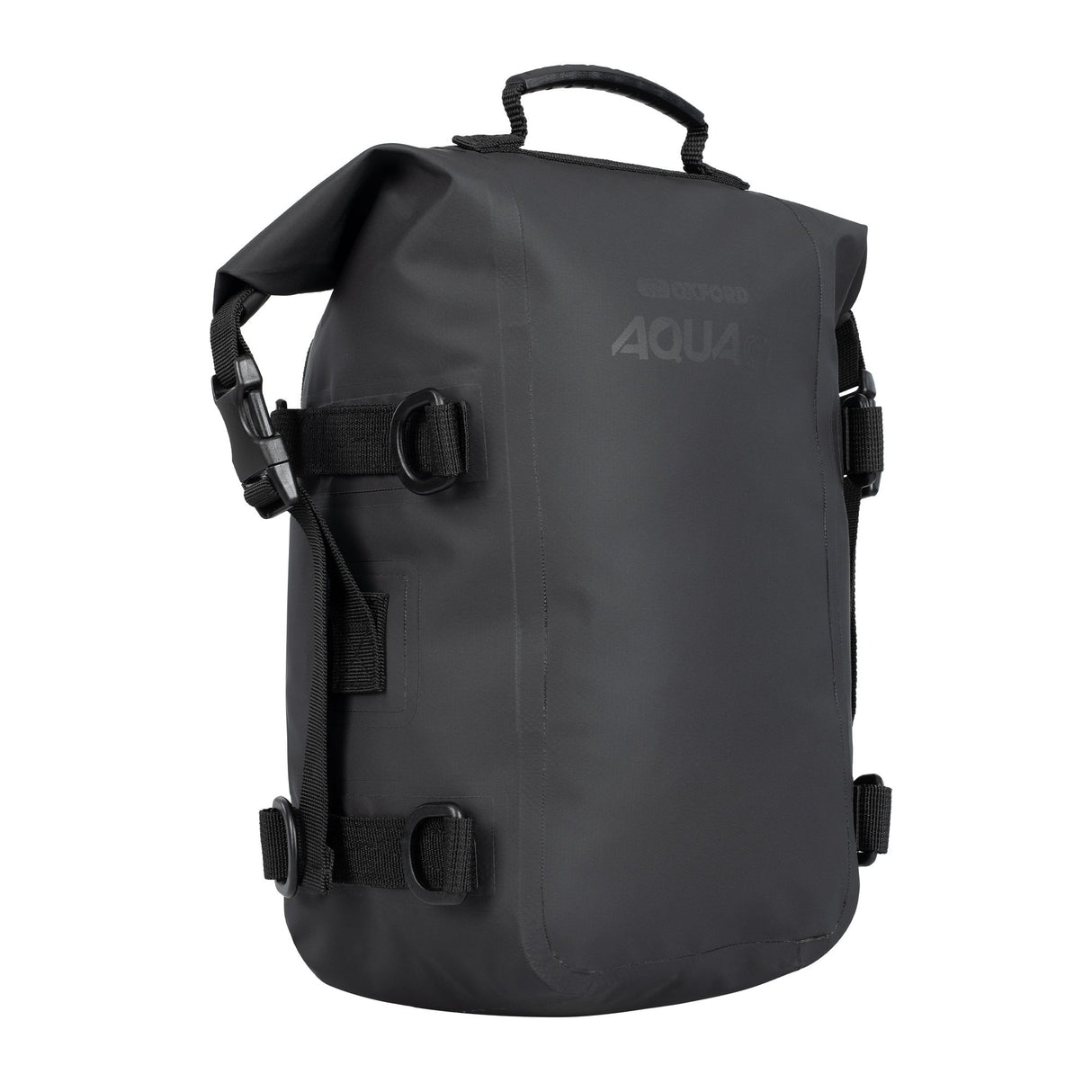 Oxford Aqua C7 Motorcycle Crash Bar Bag Motorbike Waterproof Roll Pack 7L Black
