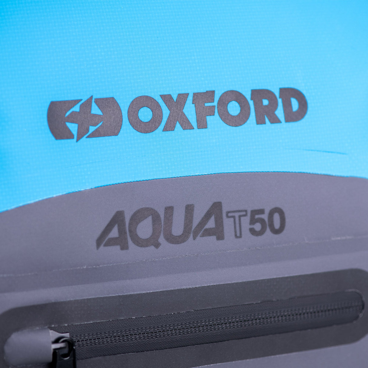 Oxford AQUA T-50 Waterproof Motorcycle Motorbike Roll Bag 50L Blue/Grey