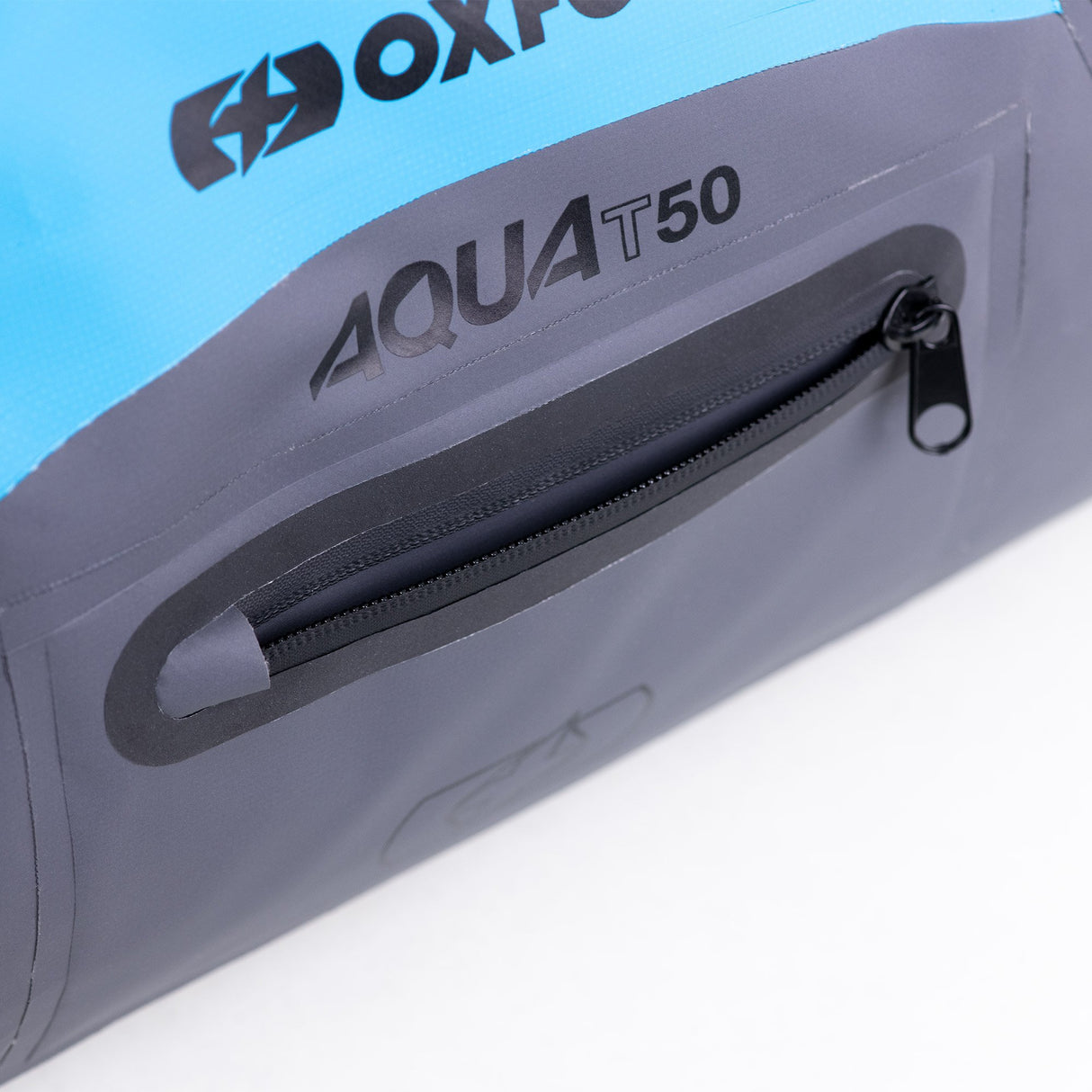 Oxford AQUA T-50 Waterproof Motorcycle Motorbike Roll Bag 50L Blue/Grey
