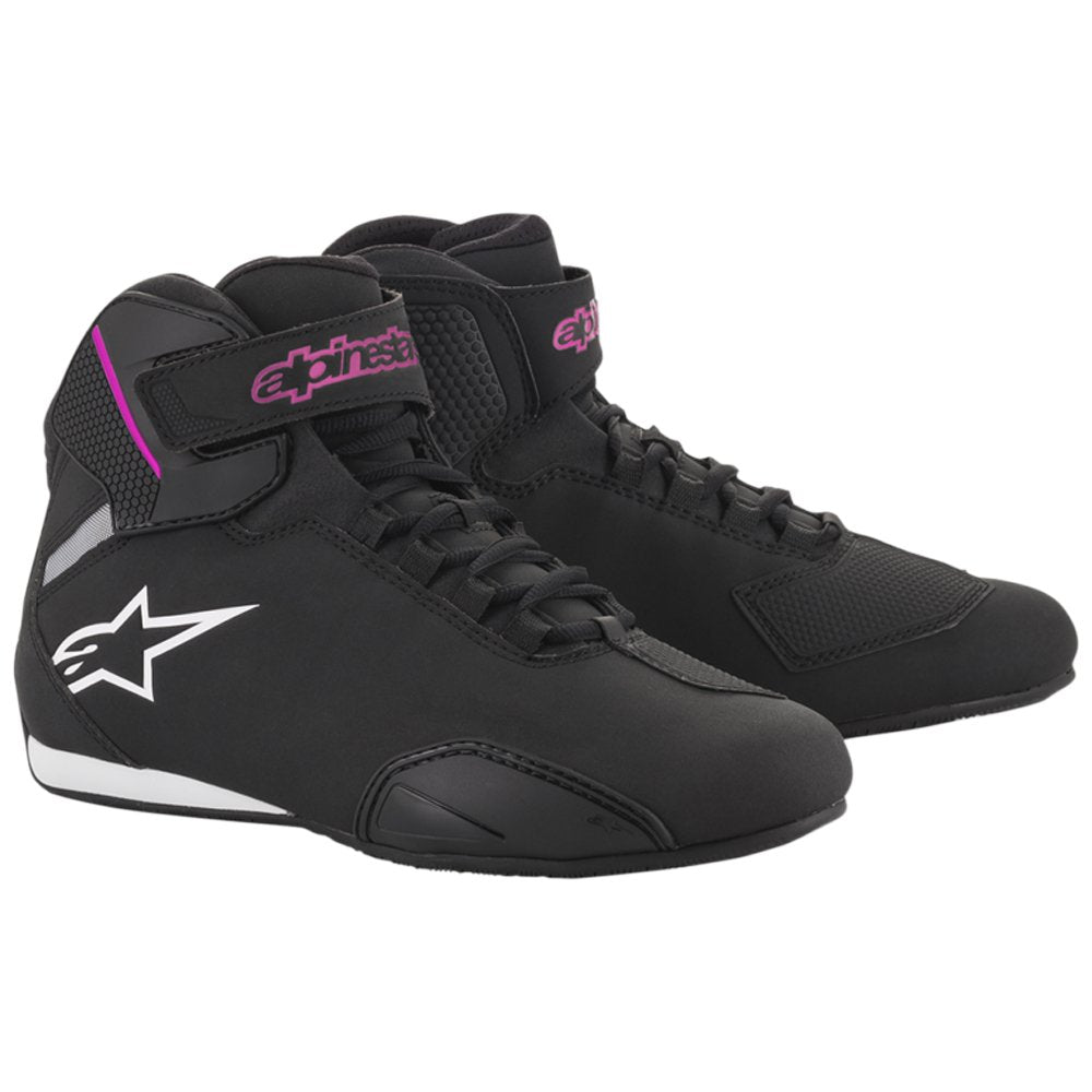 Alpinestars Stella Sektor Shoe Boots - Black/Fuchsia Pink