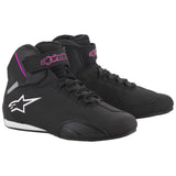 Alpinestars Stella Sektor Shoe Boots - Black/Fuchsia Pink