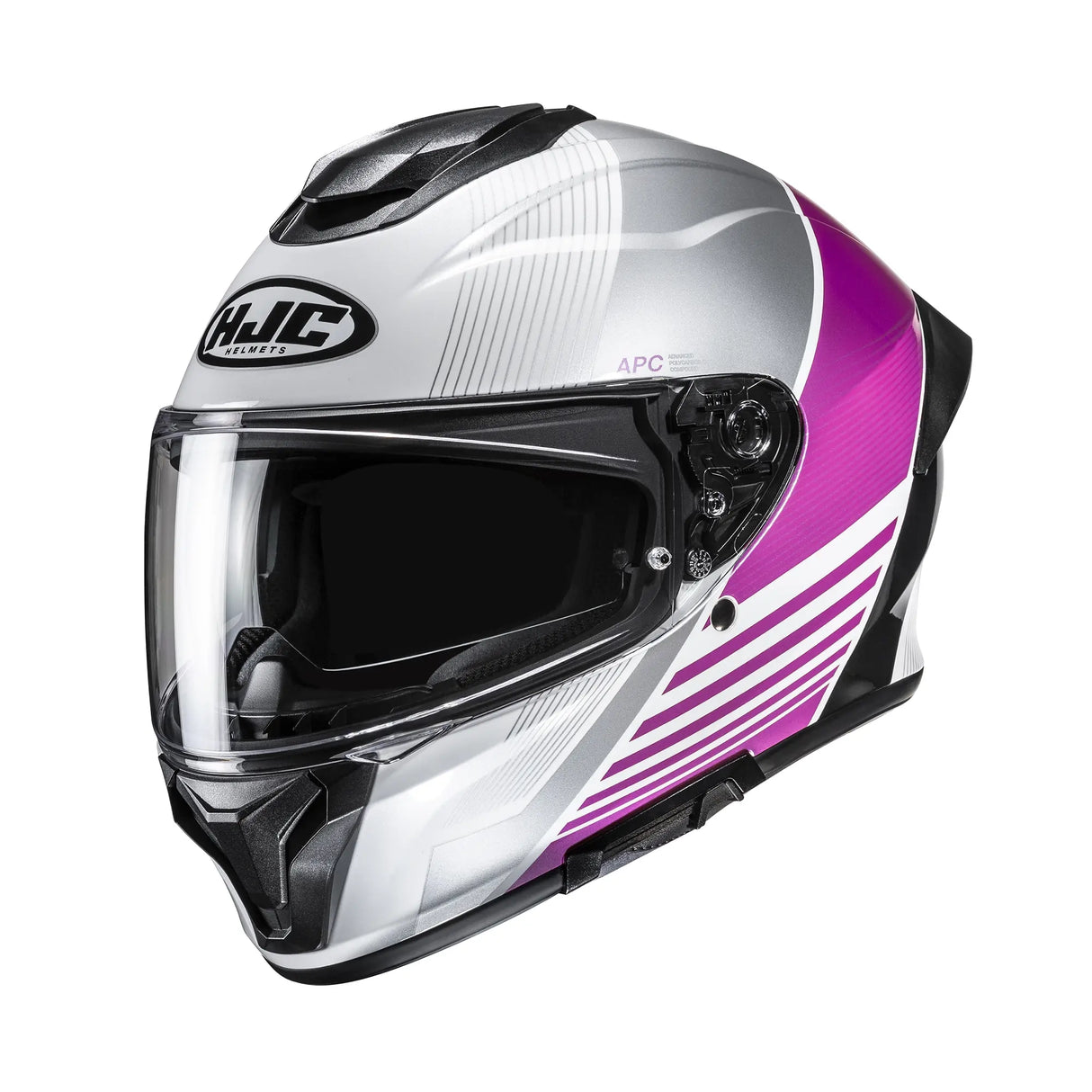HJC C71 Morix Motorcycle Full Face Helmet Pink