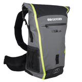 Oxford Aqua B-25 Waterproof Motorcycle Motorbike BackPack 25L Black/Grey/Fluo