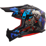 LS2 MX708 Fast II Zombie II Black Red Blue Helmet