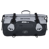 Oxford AQUA T-30 Waterproof Motorcycle Motorbike Roll Bag 30L Grey/Black