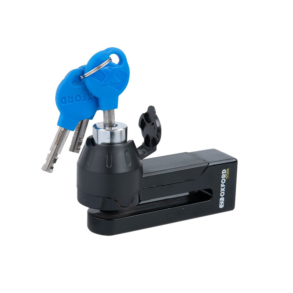 Oxford LK485 Titan Motorcycle Disc Lock 10mm Pin Black