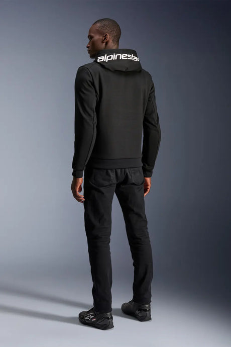 Alpinestars Chrome V2 Sport Men’s Motorcycle Armoured Hoodie Black / White