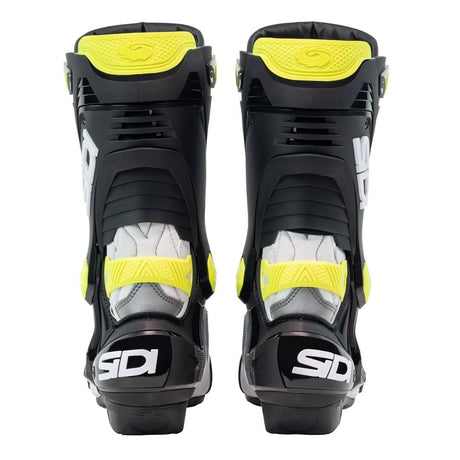 Sidi Rex CE Motorcycle Boots White Black Yellow