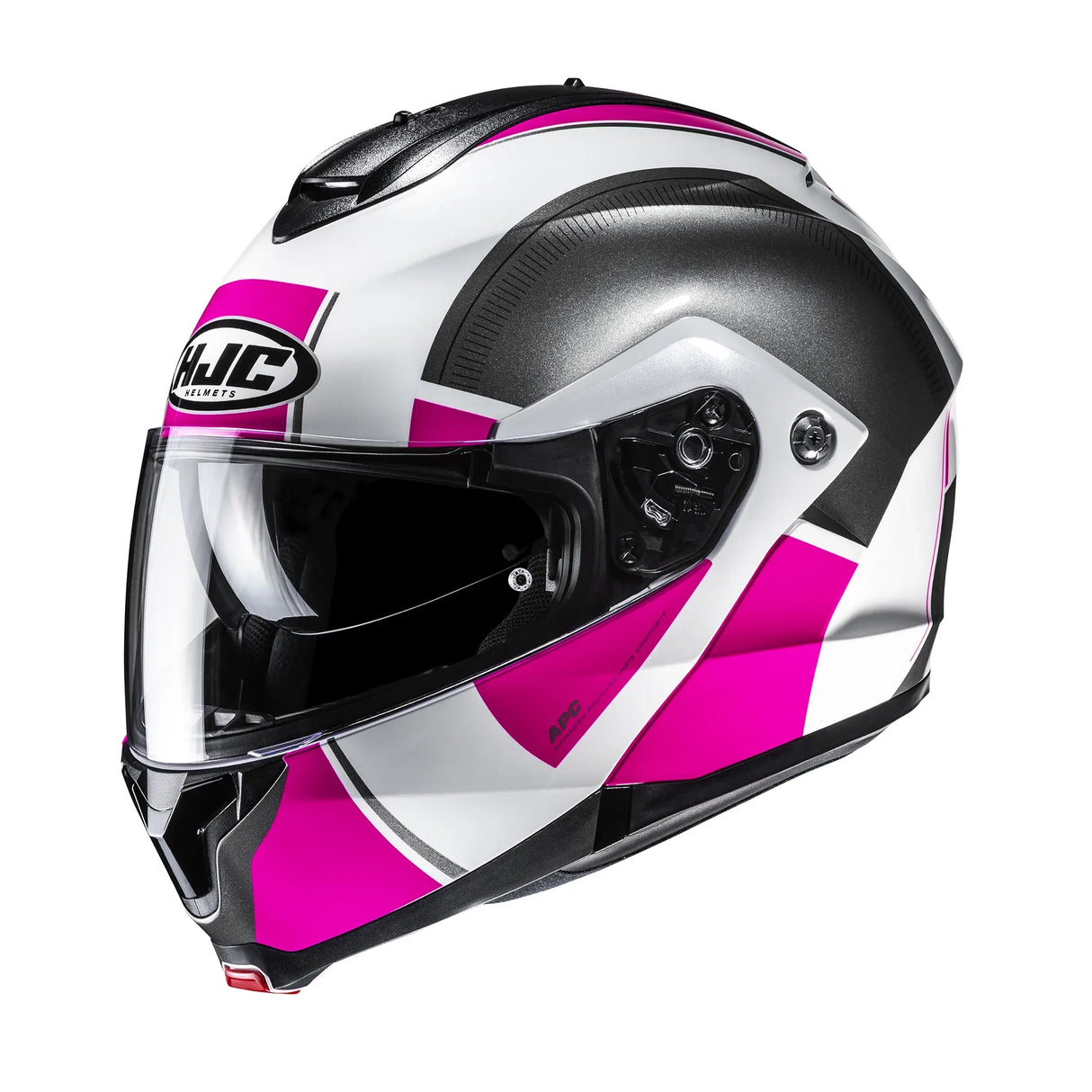 HJC C91N Jyn Motorcycle Flip Front Helmet Pink