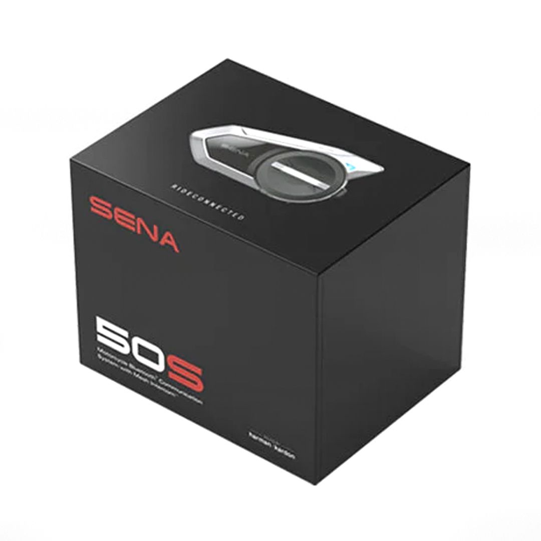 Sena 50S Motorcycle Intercom Harman Kardon Bluetooth Mesh Communication System