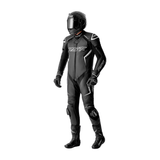 RST S1 D3O CE One Piece Motorcycle Leather Suit Black / Black / White