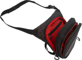 LS2 Freedom Leg Bag 2L Motorcycle Waist Bag with Adjustable Shoulder Strap Black