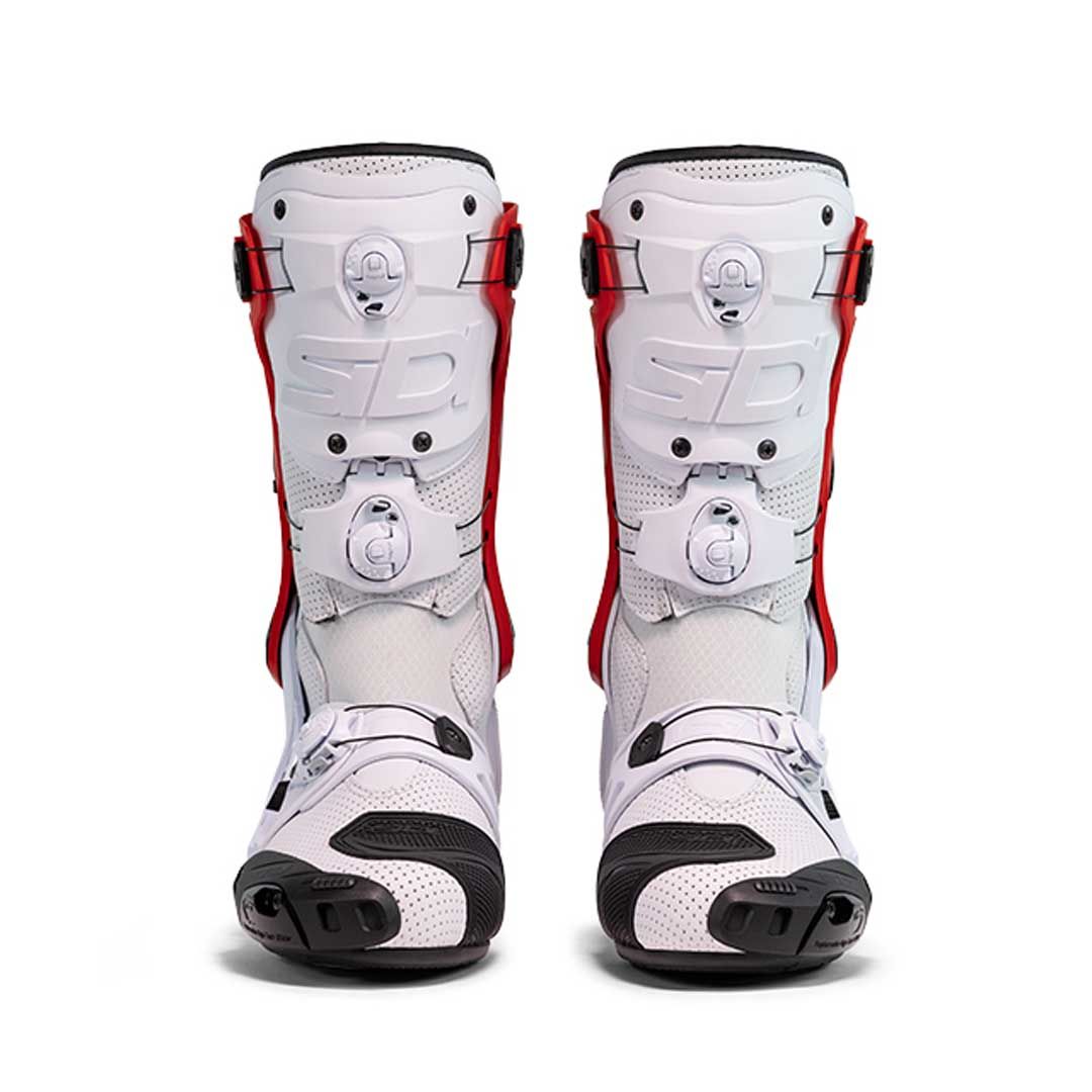 Sidi Rex Air CE Motorcycle Boots White Red