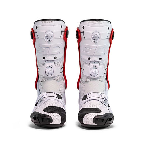 Sidi Rex Air CE Motorcycle Boots White Red